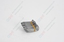 finger L RIBBED CURVED SPRING TITANIUM 5.0 MM