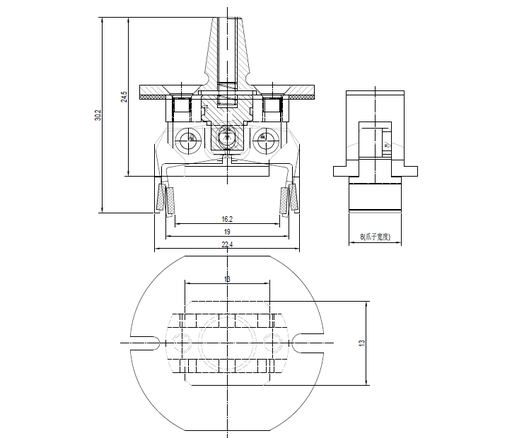 CM 3head Special nozzle for PR08