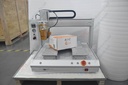 Double header glue dispensing machine