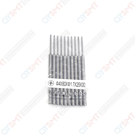 [Φ4*80*Φ1.7*25*00#] XLB screwing machine Bit Φ4*80*Φ1.7*25*00#