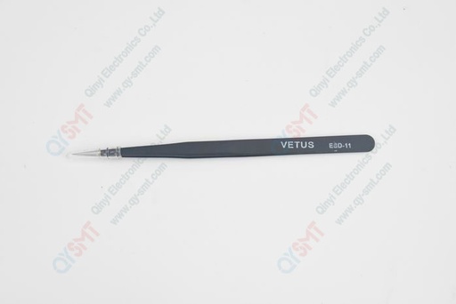 [TZM11-I] STRAIGHT TIP METALLIC Tweezers